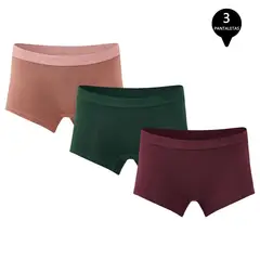 GIOVACCHINO - Pack de 3 Calzones Boxer Pantaleta bambú Mujer.