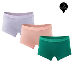 GIOVACCHINO - Pack de 3 Calzones Boxer Pantaleta bambú Mujer.