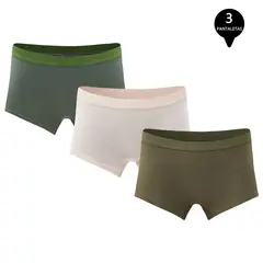 GIOVACCHINO - Pack de 3 Calzones Boxer Pantaleta bambú Mujer.