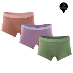 GIOVACCHINO - Pack de 3 Calzones Boxer Pantaleta bambú Mujer.