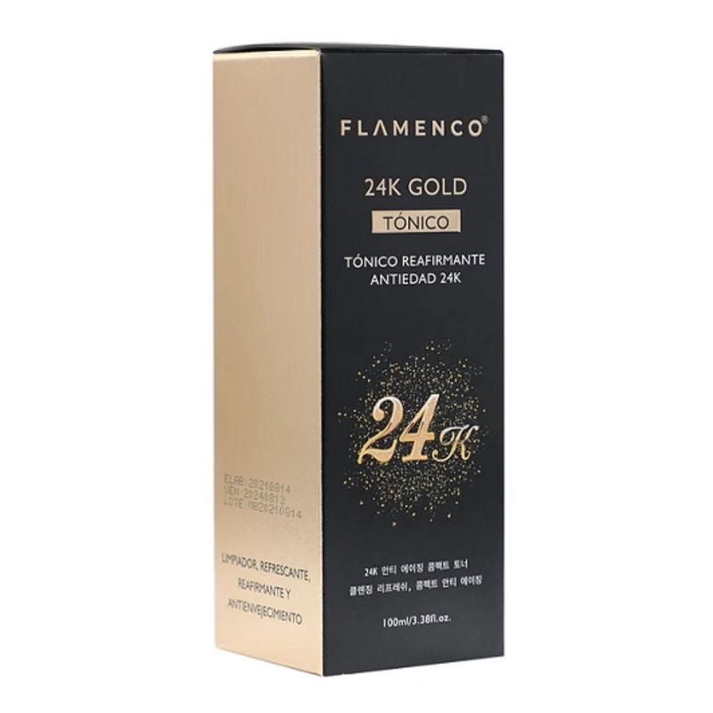 FLAMENCO - Tónico Facial Reafirmante 24K Gold Flamenco 100ml