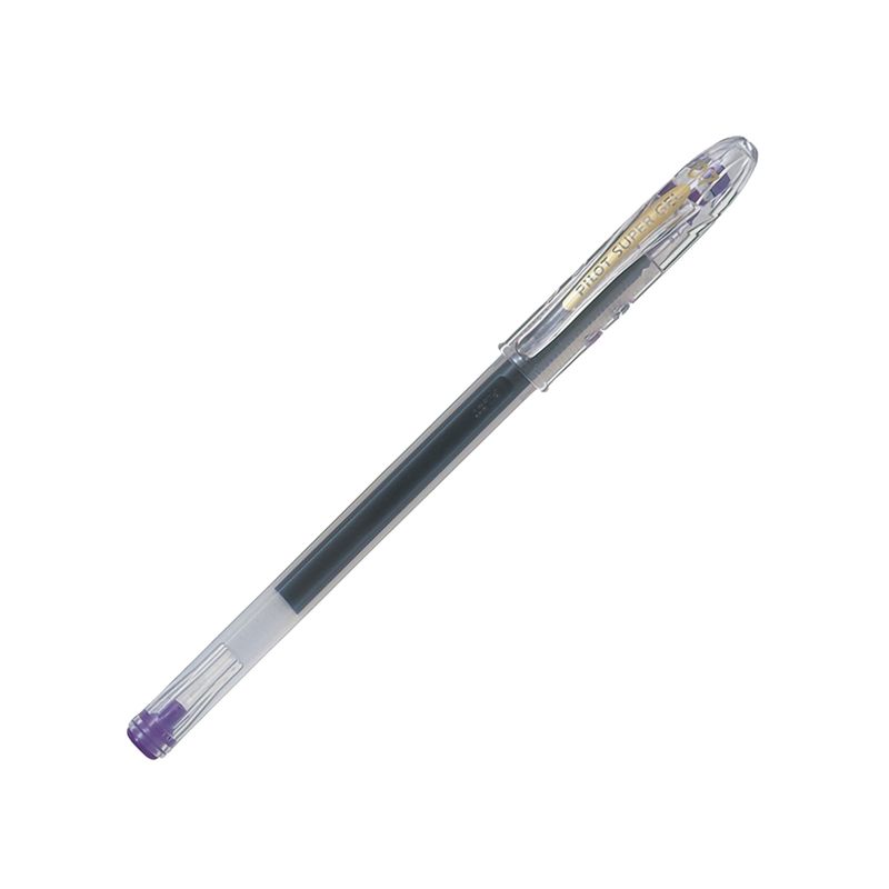 PILOT - Caja 12 Lápices Gel Pilot Super Gel 07 Violeta