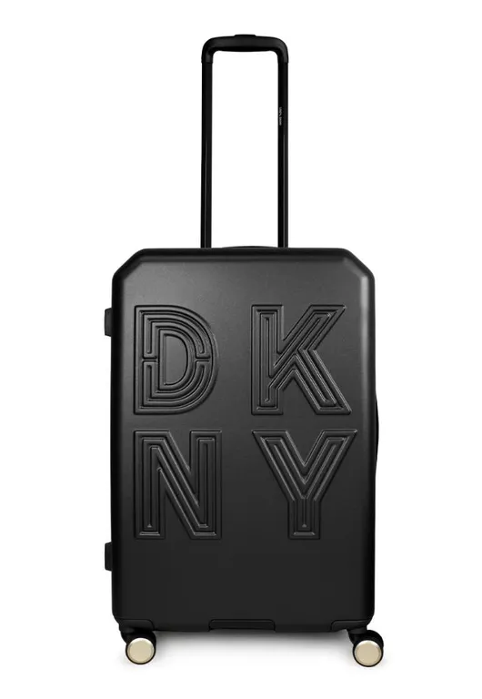 Maleta Donna Karan mediana Remix 20kg negra Negro M