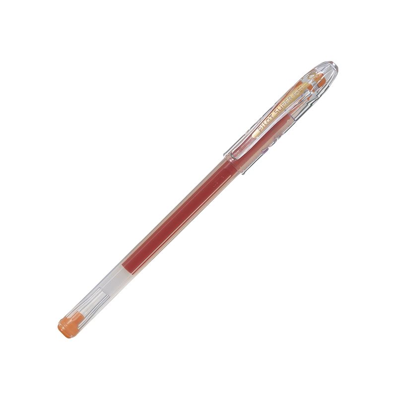 PILOT - Caja 12 Lápices Gel Pilot Super Gel 07 Naranjo