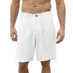 BLWOENS - Pantalones cortos masculinos-Blanco