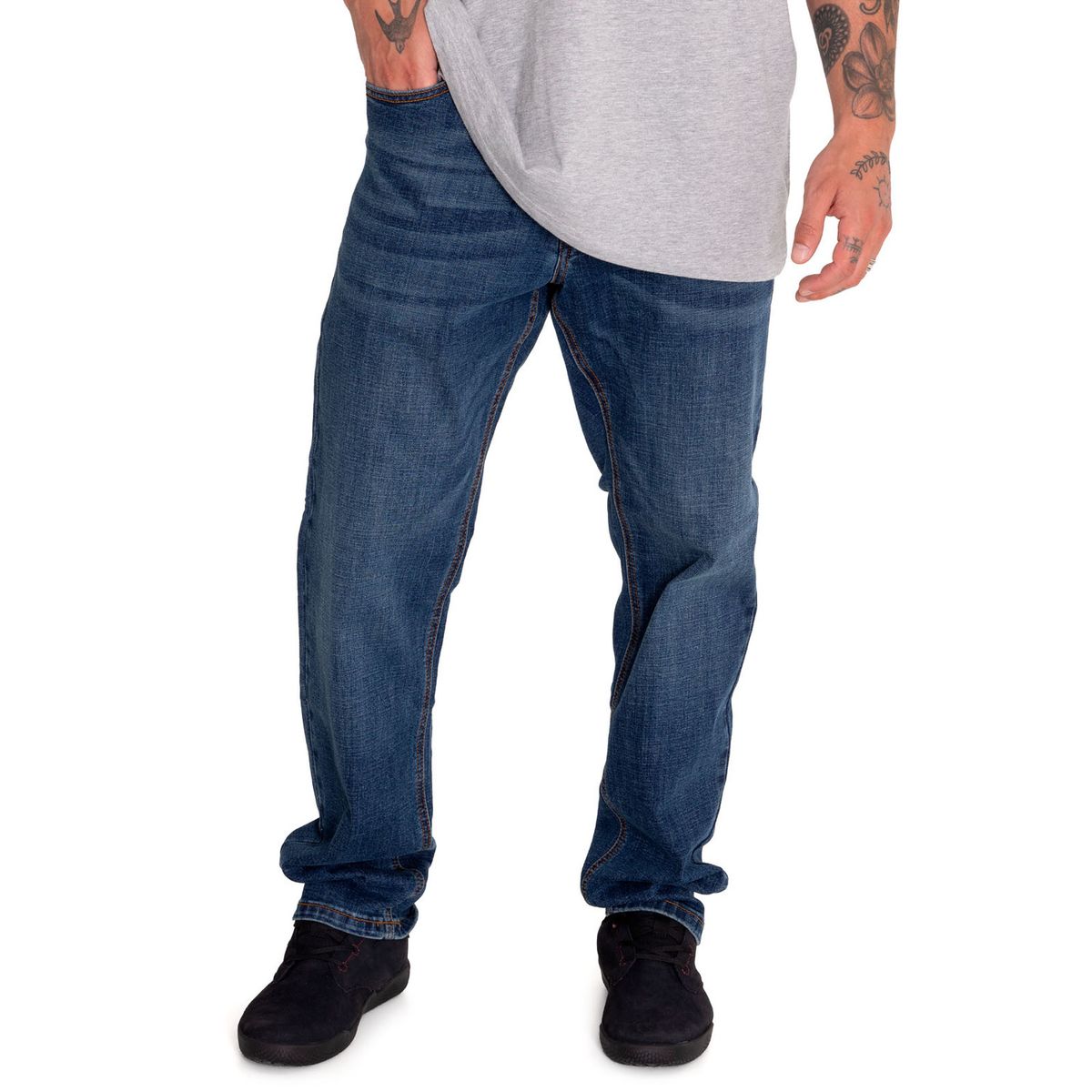 CAT - Jeans Denim Hombre Triblend Stretch Denim Slim Rojo CAT CAT