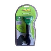 Cepillo Peine Quita Pelos Para Perros Razas Pequeñas Verde