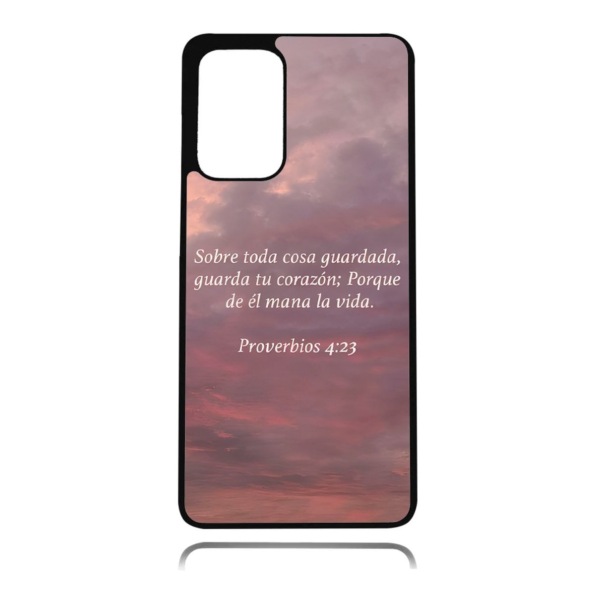 GENERICO - Carcasa Para SAMSUNG A73 Diseño Frase Biblia 1