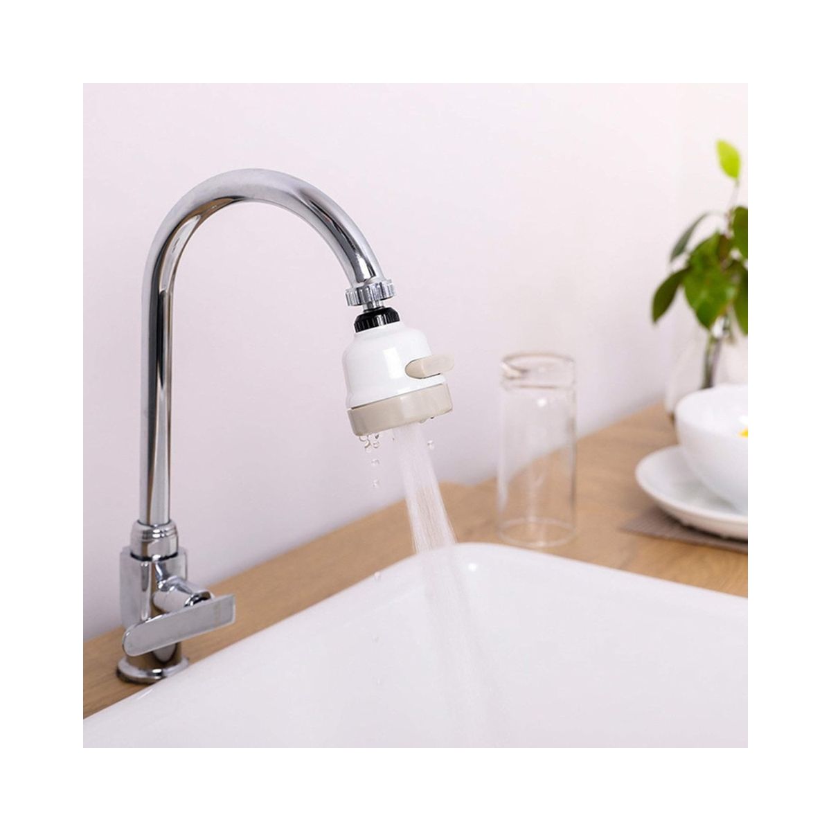 GENERICO - Grifo Giratorio con 3 presiones para Ahorro de Agua.