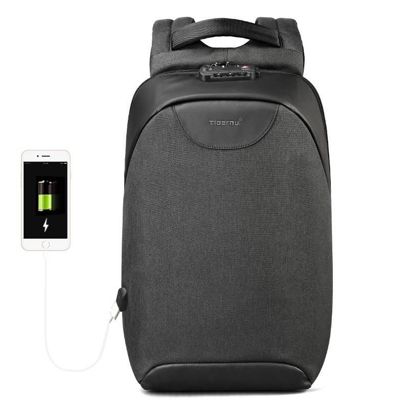 TIGERNU - Mochila Tigernu Ejecutiva T-B3611 Negro 15.6"