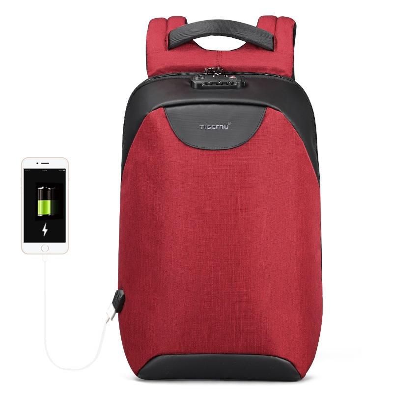 TIGERNU - Mochila Tigernu Ejecutiva T-B3611 Rojo 15.6"