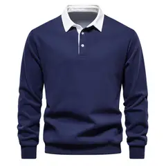 TIOZONEY - Polera de Manga Larga Hombre