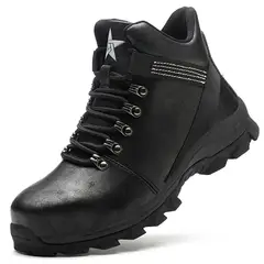 TIOZONEY - Botas de seguridad para hombre