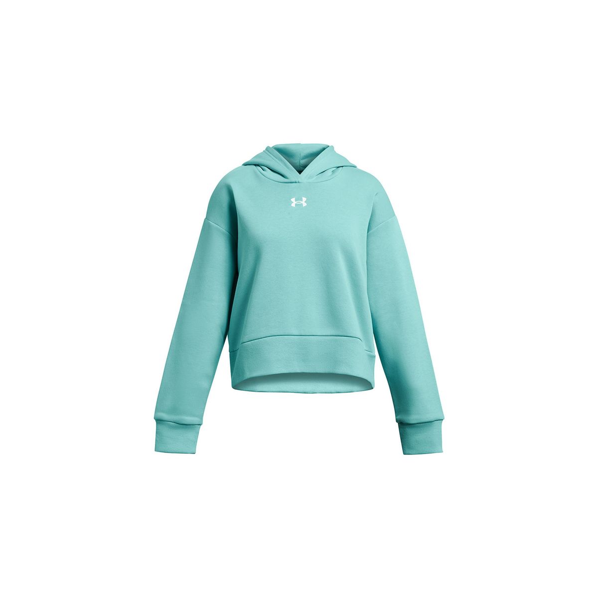 UNDER ARMOUR - Polerón UA Rival Fleece para niña Verde UNDER ARMOUR
