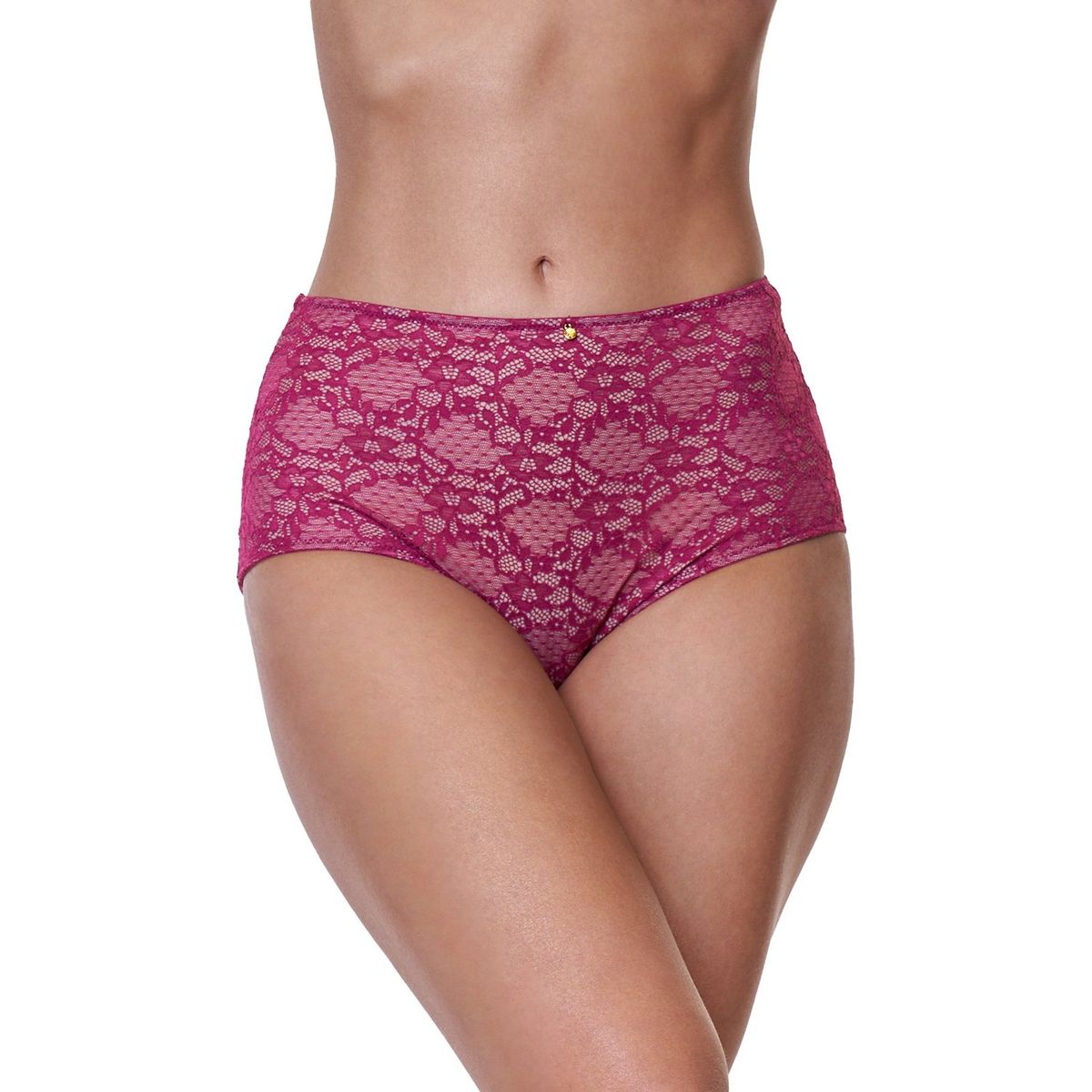 BAZIANI - Calzon Alto Encaje 20553