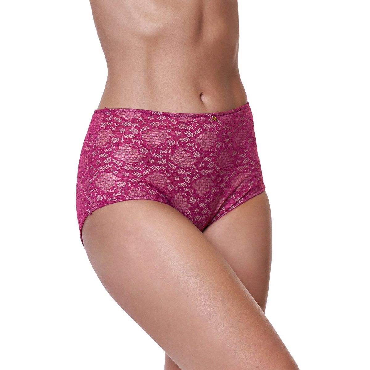 BAZIANI - Calzon Alto Encaje 20553