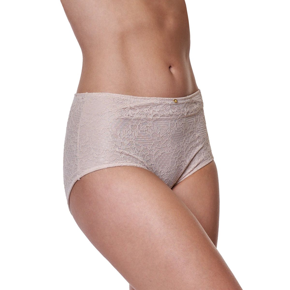 BAZIANI - Calzon Alto Encaje 20553