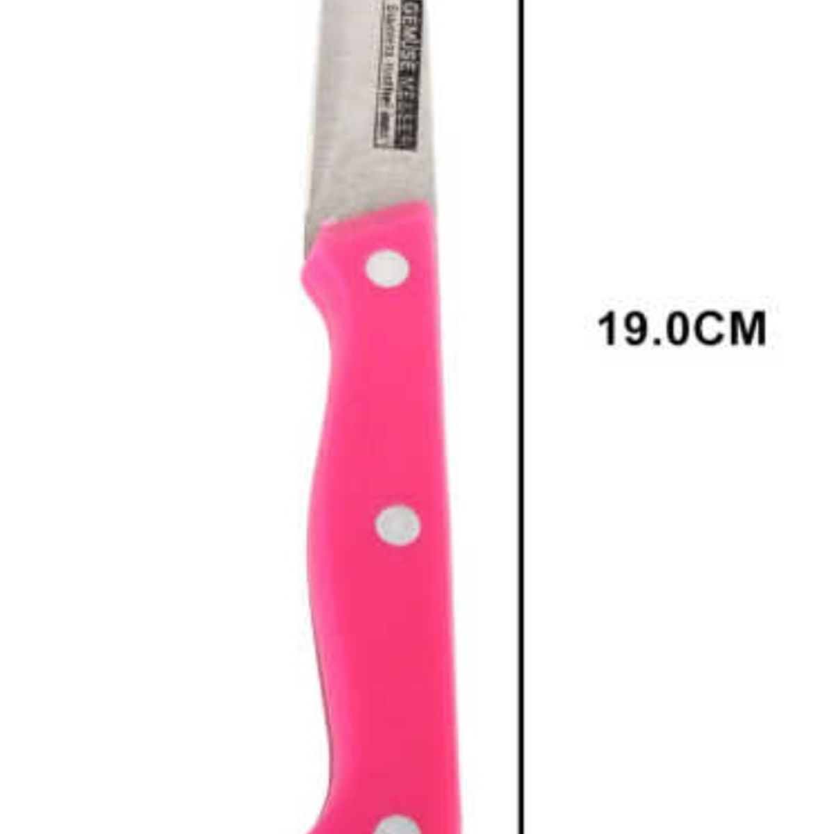 OEM - Set 6 Cuchillos De Acero Mango Acrílico Verde