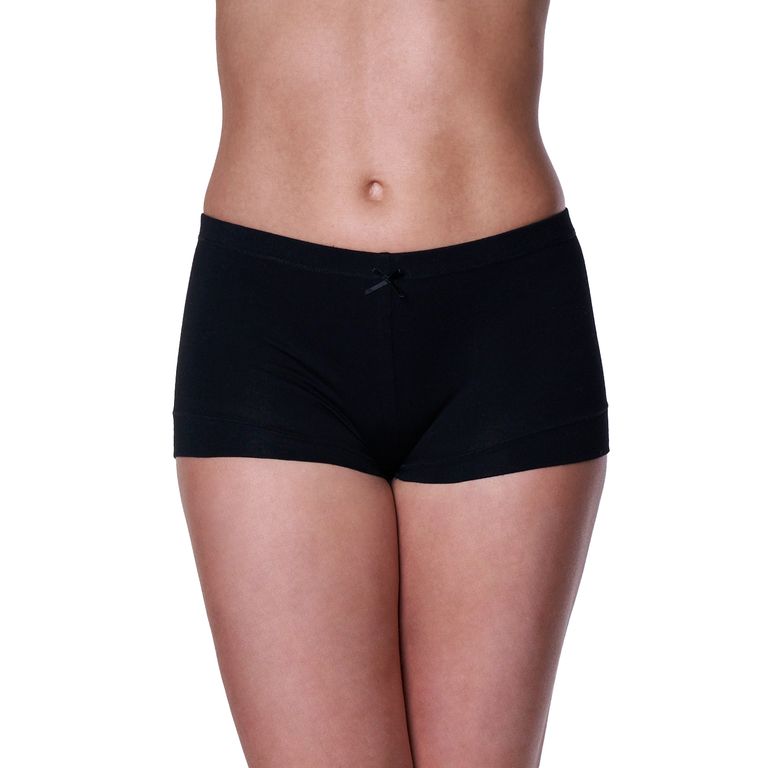 Calzon Pantaleta Lisa Algodon Mujer 20525 Negro S