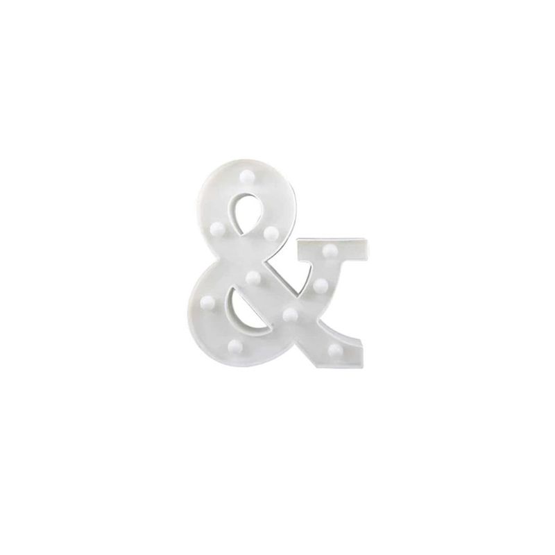 GENERICO - Letra & Con Luz Led 21cm