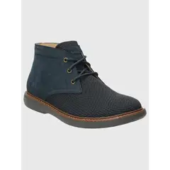 HUSH PUPPIES - Botin Cuero Hombre Mingus Azul HUSH PUPPIES.