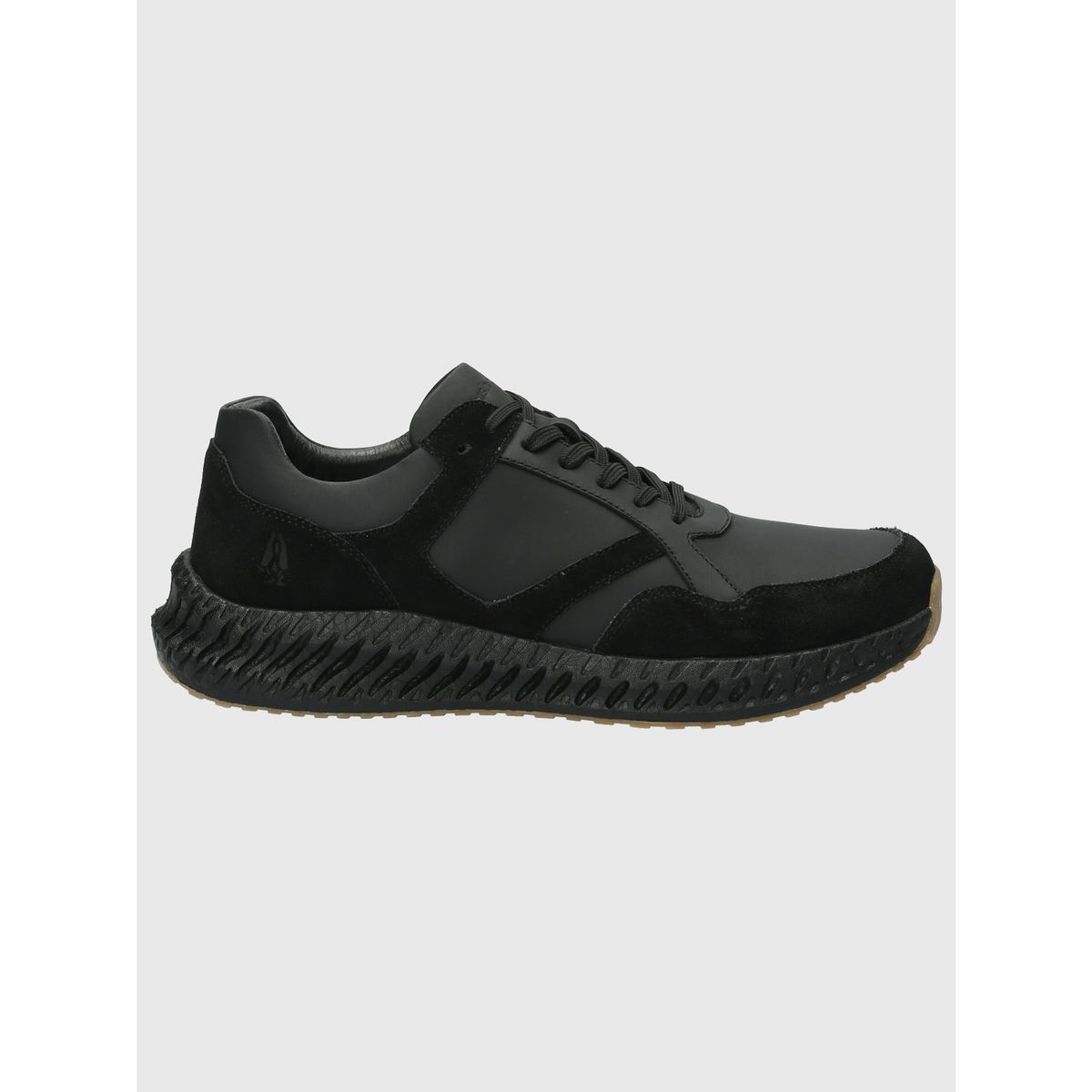 HUSH PUPPIES - Zapatilla Cuero Hombre Spinal Expl Negro HUSH PUPPIES