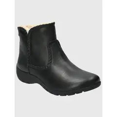 HUSH PUPPIES - Botin Cuero Mujer Orla Negro