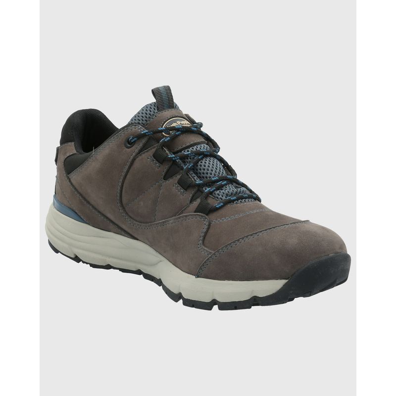 HUSH PUPPIES - Zapatilla Cuero Hombre Aeon Gris HUSH PUPPIES