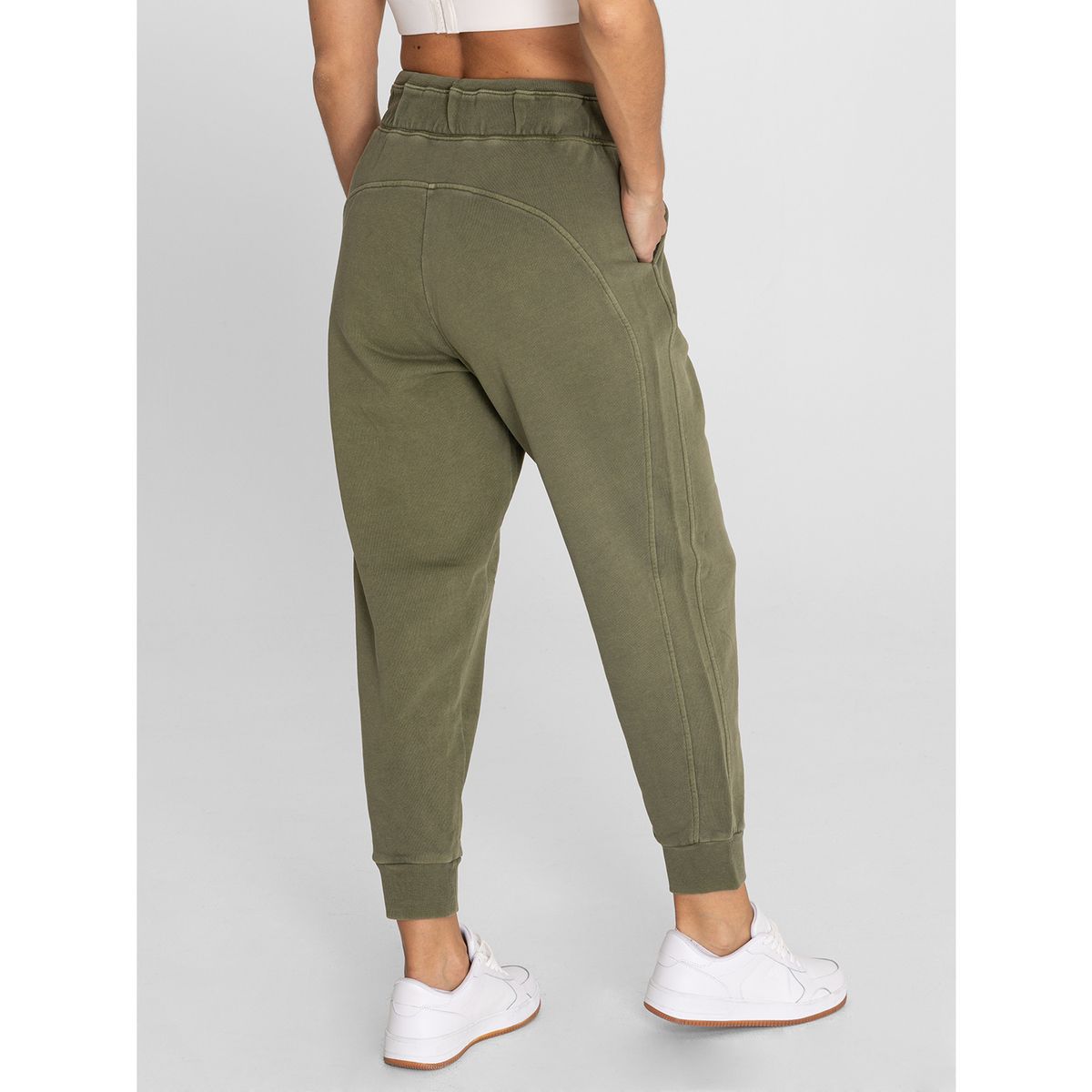 BSOUL - Pantalón Buzo Mujer Creta Verde Musgo BSOUL