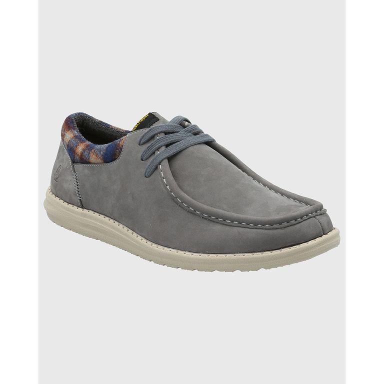 Zapato Cuero Hombre Bremen Azul