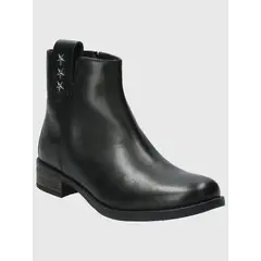 HUSH PUPPIES - Botin Cuero Mujer Elder Negro