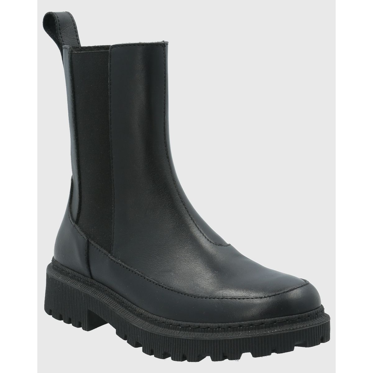 HUSH PUPPIES - Botin Cuero Mujer Bibury Negro HUSH PUPPIES