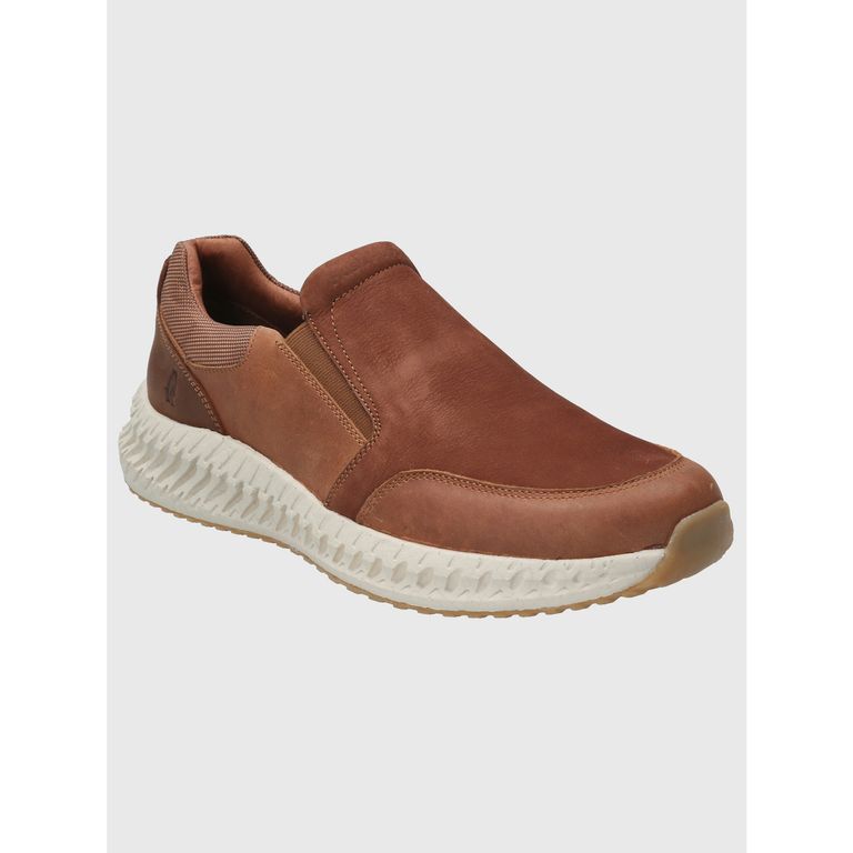 Slip On Cuero Hombre Spinal Up Café