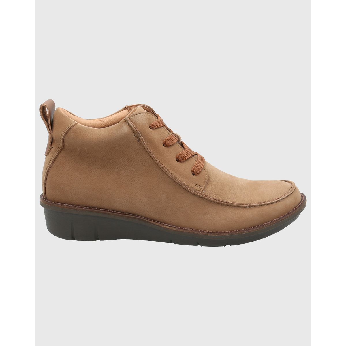HUSH PUPPIES - Botin Cuero Mujer Cheer Café HUSH PUPPIES