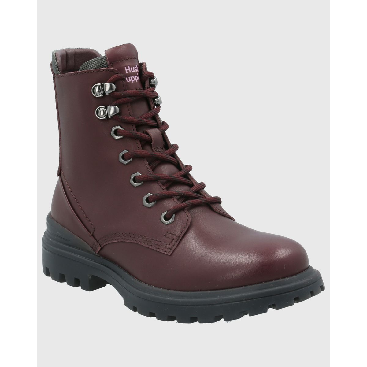 HUSH PUPPIES - Botin Cuero Mujer Fun Rojo HUSH PUPPIES