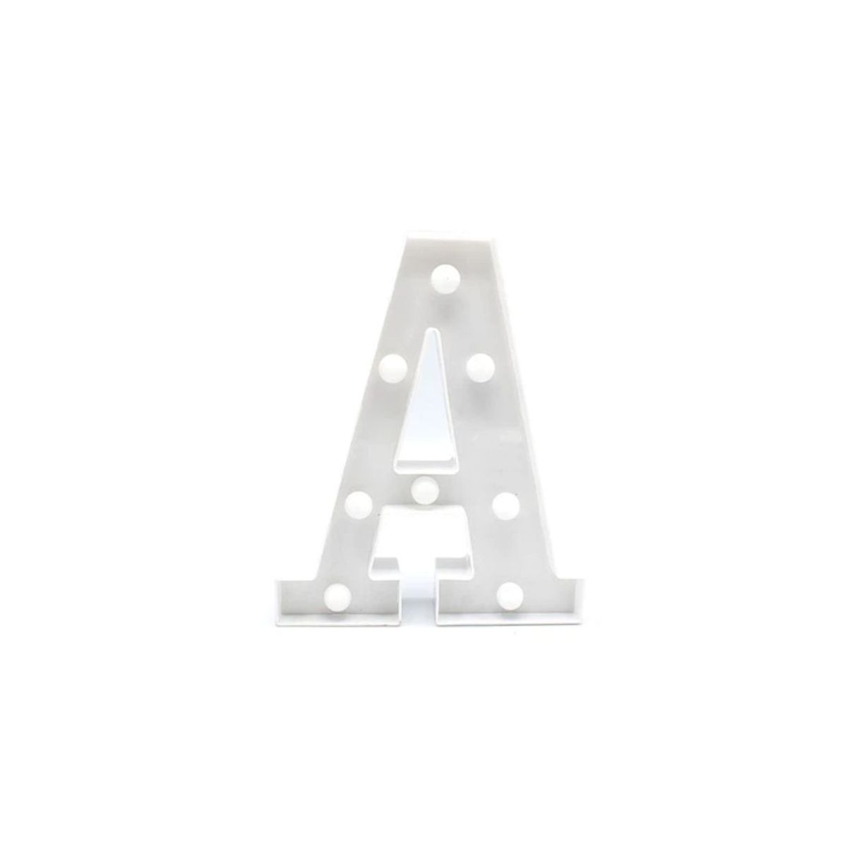 GENERICO - Letra A Con Luz Led 21cm