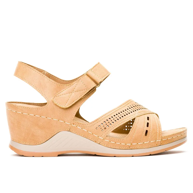 CHINITOWN - Sandalia Mujer Beige Alexia Chinitown