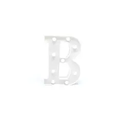 GENERICO - Letra B Con Luz Led 22cm