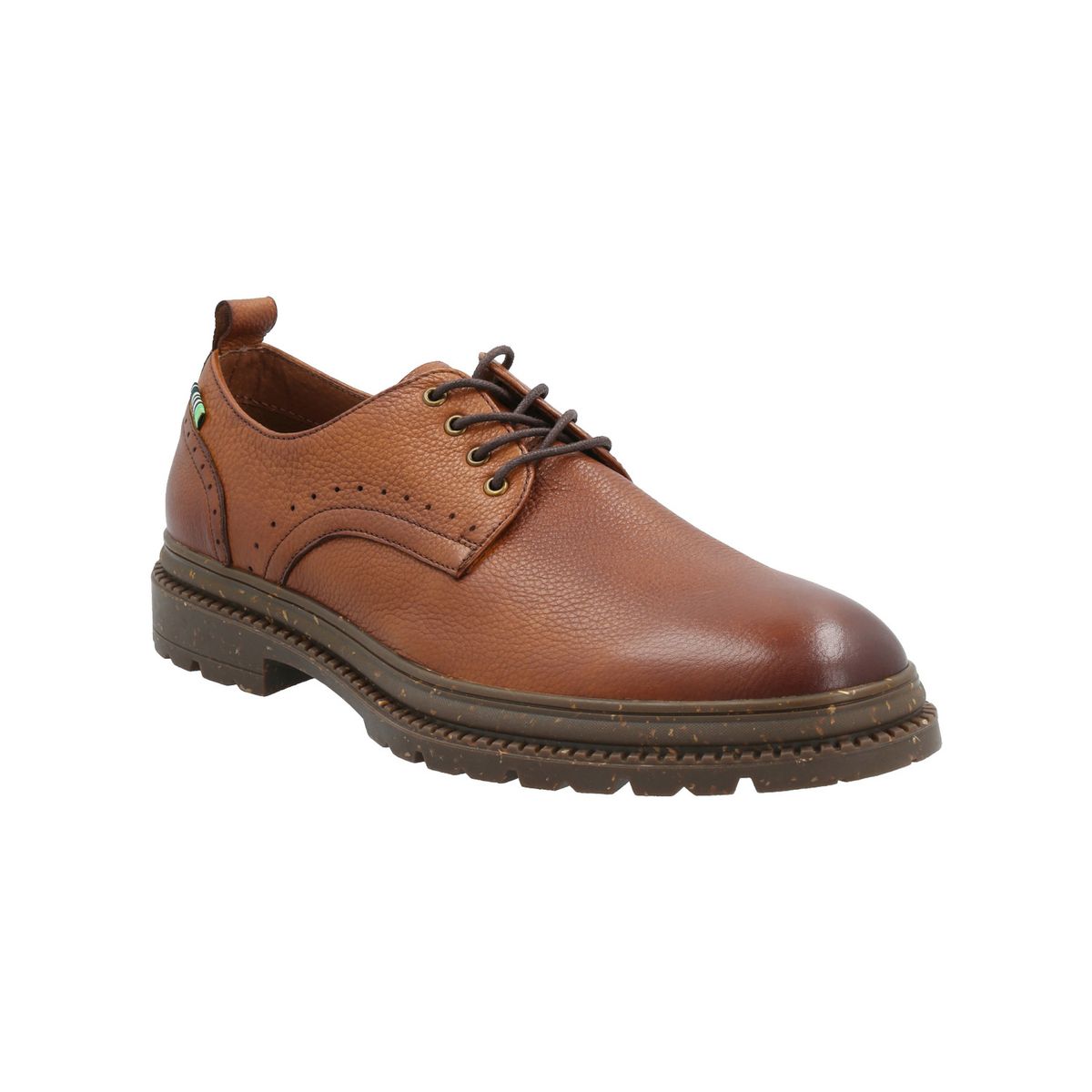 ROCKFORD - Zapato Cuero Hombre Alkun Café ROCKFORD