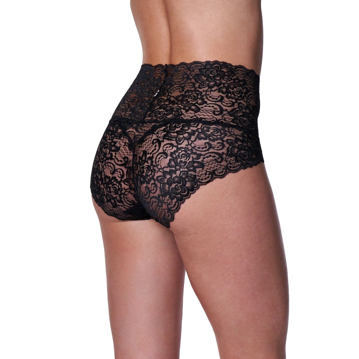 BAZIANI - Calzón Alto Encaje 20576