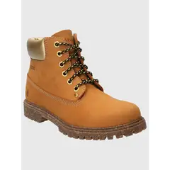 HUSH PUPPIES - Botin Cuero Mujer Hatton Amarillo