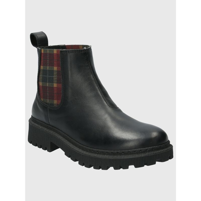 HUSH PUPPIES - Botin Cuero Mujer Lacock Negro HUSH PUPPIES
