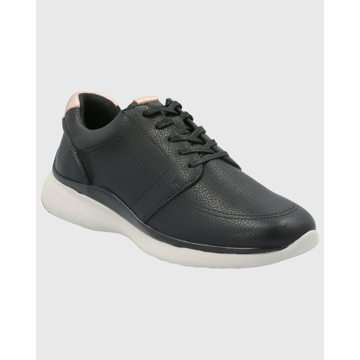 HUSH PUPPIES - Zapatilla Cuero Mujer Goss Negro HUSH PUPPIES
