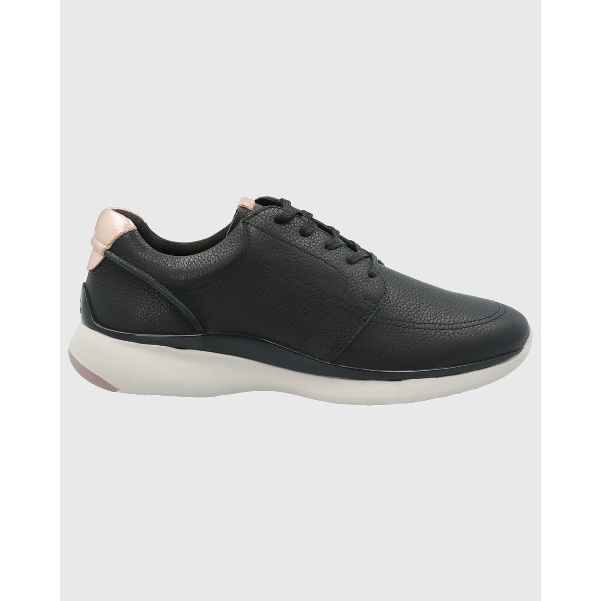 HUSH PUPPIES - Zapatilla Cuero Mujer Goss Negro HUSH PUPPIES