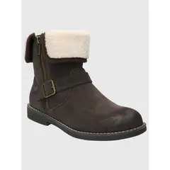 HUSH PUPPIES - Botin Cuero Mujer Claire Café