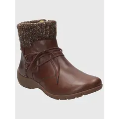 HUSH PUPPIES - Botin Cuero Mujer Malmo Ii Café
