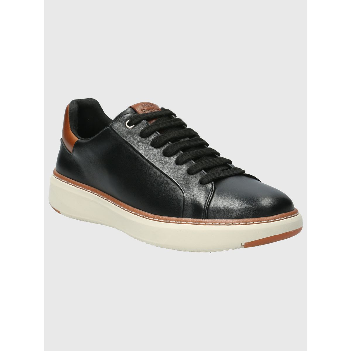 HUSH PUPPIES - Zapatilla Cuero Hombre Force G Negro HUSH PUPPIES