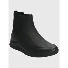 HUSH PUPPIES - Botin Cuero Mujer Coley Negro