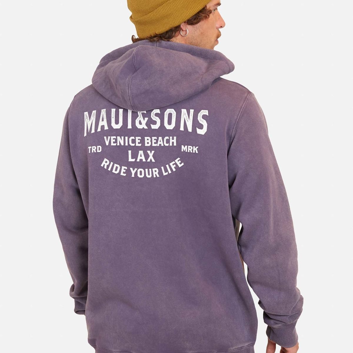 MAUI AND SONS - Poleron 5O810 Morado Hombre Maui And Sons