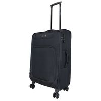 Maleta Blanda Tela Madrid M New Negro